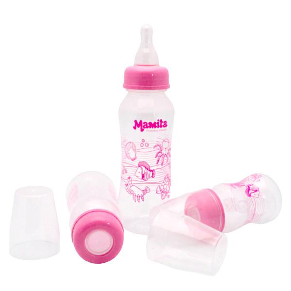 Imagem de Kit 3 Mamadeiras Decoradas 80ml, 150ml e 240ml Mamita