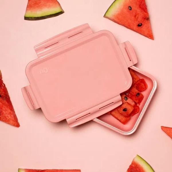 Kit 3 Marmitas Hermética Pote Alimentos 500Ml Ou - ul Imagem de Kit 3 Marmitas Hermética Pote Alimentos 500Ml Ou - ul
