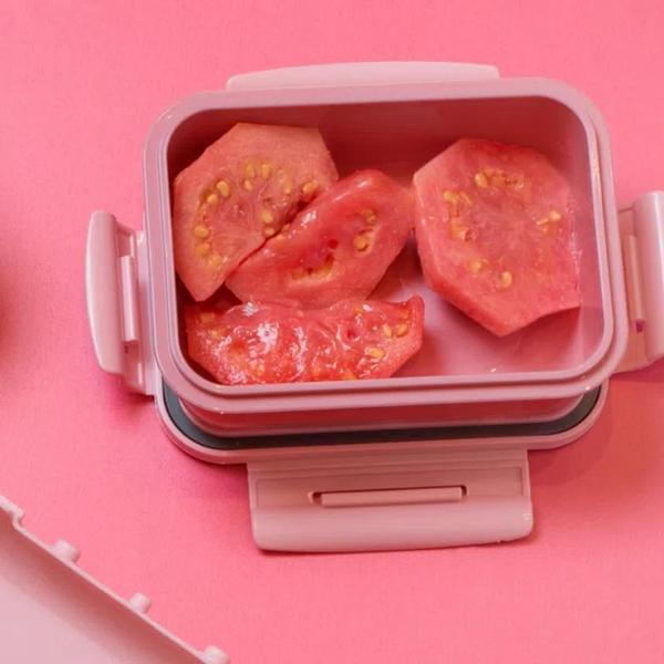 Kit 3 Marmitas Hermética Pote Alimentos 500Ml Ou - ul Imagem de Kit 3 Marmitas Hermética Pote Alimentos 500Ml Ou - ul