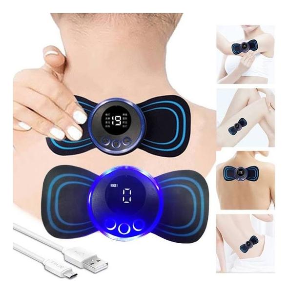 Imagem de Kit 3 Massageador Elétrico Choque Fisioterapia Relaxamento