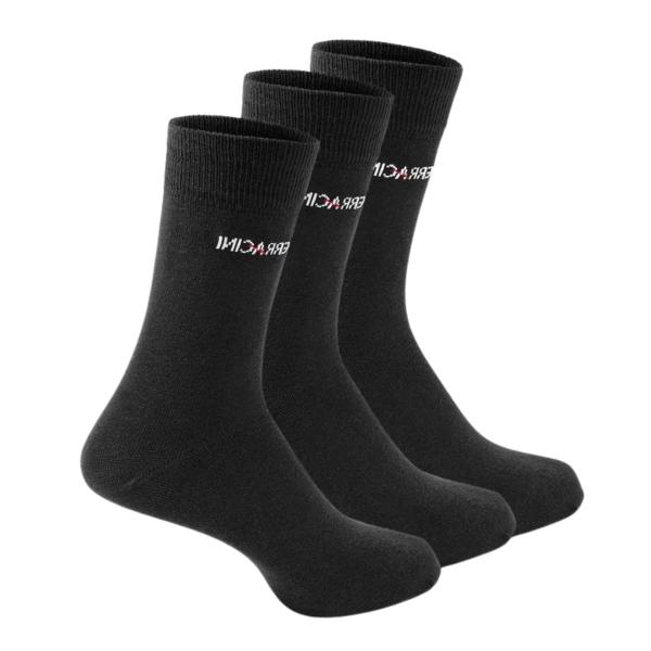 Imagem de Kit 3 Meias Ferracini Sport Basic BL Preto