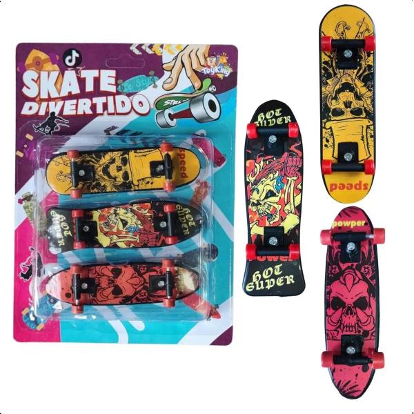 Imagem de Kit 3 Mini skate de Dedo TK-AB6220 Toys king