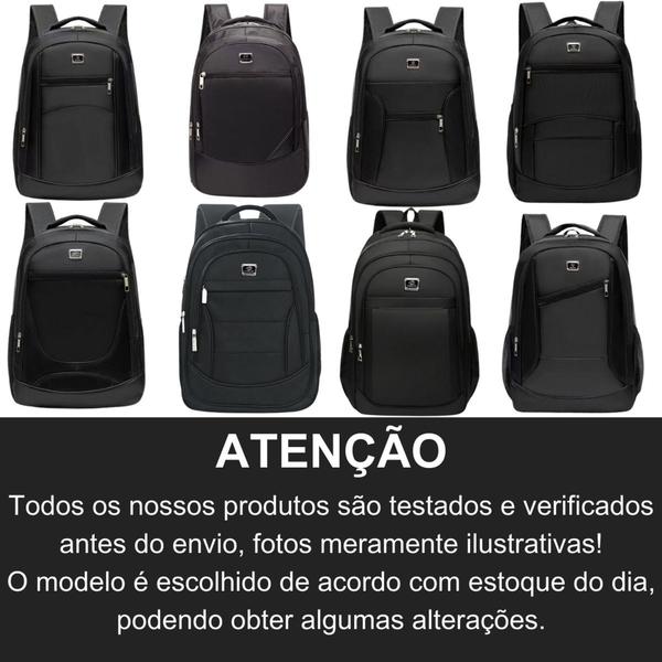 Imagem de Kit 3 Mochilas Bolsa Reforçada Mala Notebook Trabalho Faculdade Coreana Escola