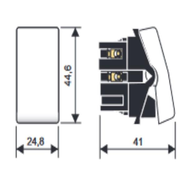 Imagem de Kit 3 Modulo Interruptor Paralelo 16a Evidence Modulare 2865