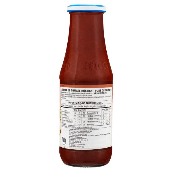 Imagem de Kit 3 Molho Italiano Passata Rústica De Cecco 700g