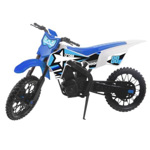 Imagem de Kit 3 Moto Grande Ultra Cross 36Cm Brinquedo Super Realista