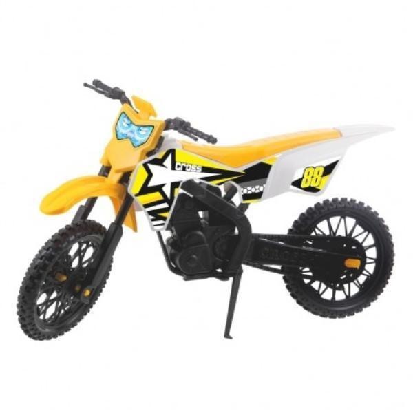 Imagem de Kit 3 Moto Grande Ultra Cross 36Cm Brinquedo Super Realista