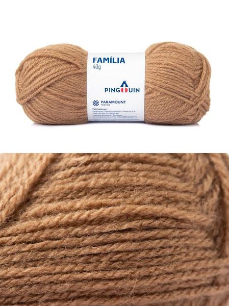 Imagem de Kit 3 Novelos Lã Acrílico Pingouin Familia 40g - Tex 375