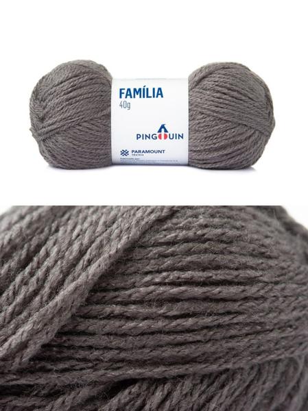 Imagem de Kit 3 Novelos Lã Acrílico Pingouin Familia 40g - Tex 375