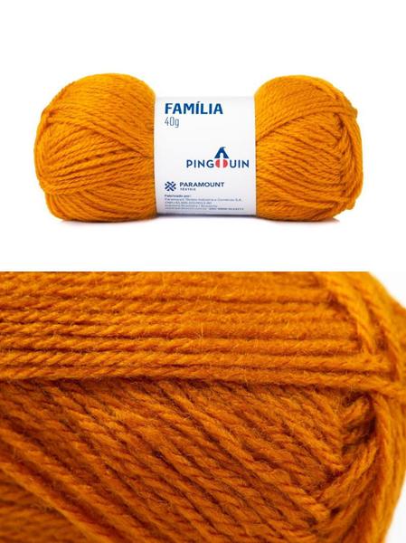 Imagem de Kit 3 Novelos Lã Acrílico Pingouin Familia 40g - Tex 375