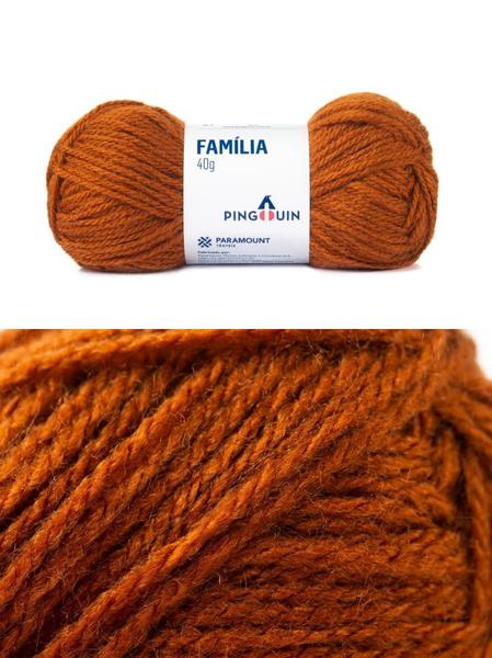 Imagem de Kit 3 Novelos Lã Acrílico Pingouin Familia 40g - Tex 375