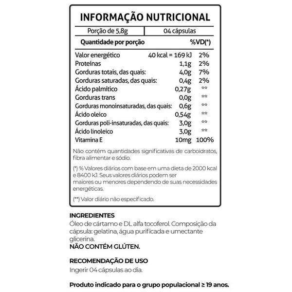 Kit 3 Óleo de Cártamo Com Vitamina E 120 Cápsulas 1000mg Fitoprime Imagem de Kit 3 Óleo de Cártamo Com Vitamina E 120 Cápsulas 1000mg Fitoprime