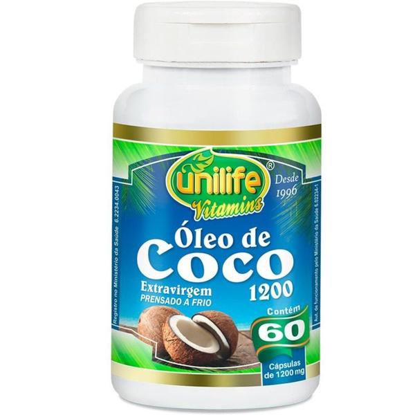 Imagem de Kit 3 Óleo de Coco Extravirgem Unilife 60 Cápsulas