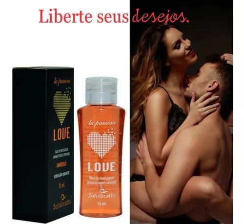 Imagem de Kit 3 Óleo De Massagem Sensual Sensação Quente Love Amarula