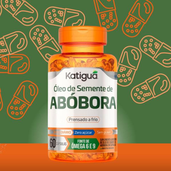 Kit 3 Oleo de Semente de Abobora 1000G 60CAPS - Katiguá Imagem de Kit 3 Oleo de Semente de Abobora 1000G 60CAPS