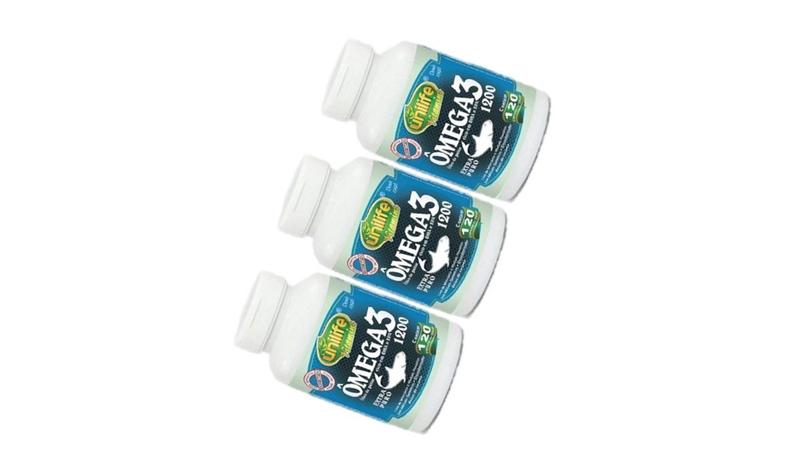 Imagem de Kit 3 Omega 3 1200Mg Com 120 Capsulas - Unilife