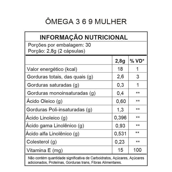 Imagem de Kit 3 Ômega 3-6-9 Mulher Prímula Linhaça Borragem Vitamina E 60 Cápsulas Fitoprime