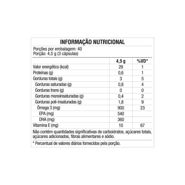 Imagem de Kit 3 Ômega 3 Dha 540Mg Epa 360Mg Vitamina E 120 Cap Vitafor