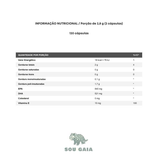 Imagem de Kit 3 Ômega 3 Tg Ultra Concentrado 520mg DHA 840mg EPA Nutrify 120 Cápsulas