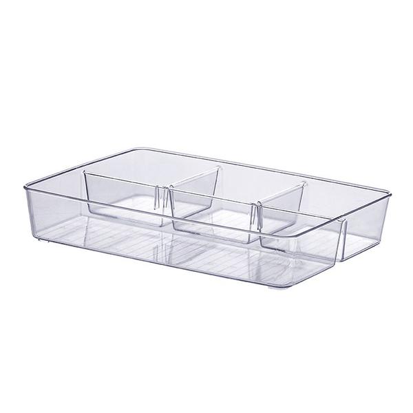 Imagem de Kit 3 Organizador de Gavetas  Divisórias Diamond 34x24x6CM