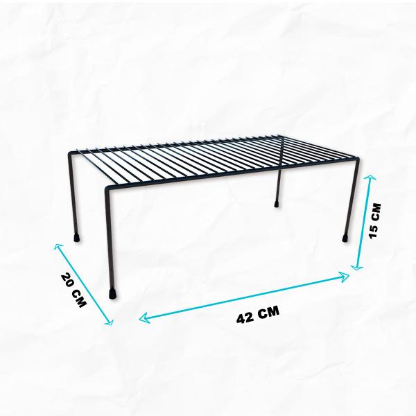 Imagem de Kit 3 Organizador para Casa Grande Prateleira Aço Reforçado