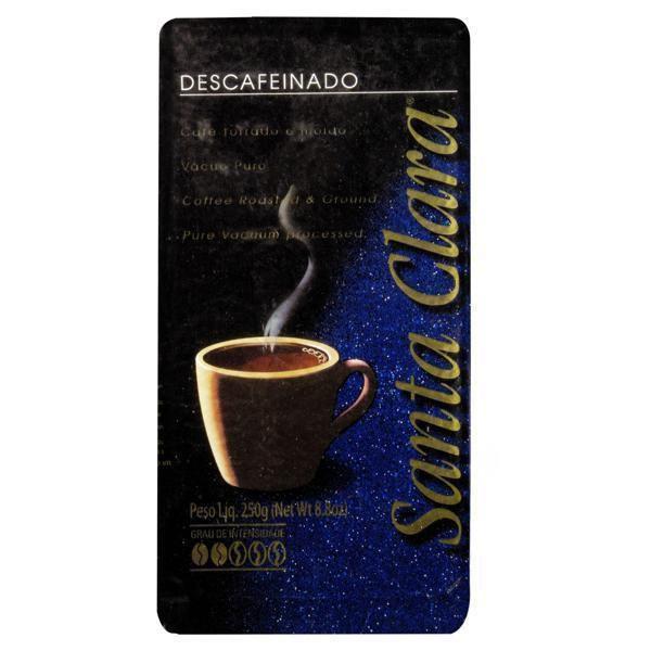 Kit 3 Pacotes De Café Santa Clara Descafeinado A Vácuo 250G Imagem de Kit 3 Pacotes De Café Santa Clara Descafeinado A Vácuo 250G