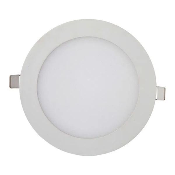 Imagem de Kit 3 Painéis de Led Embutir 12w Redondo Branco Frio Bivolt