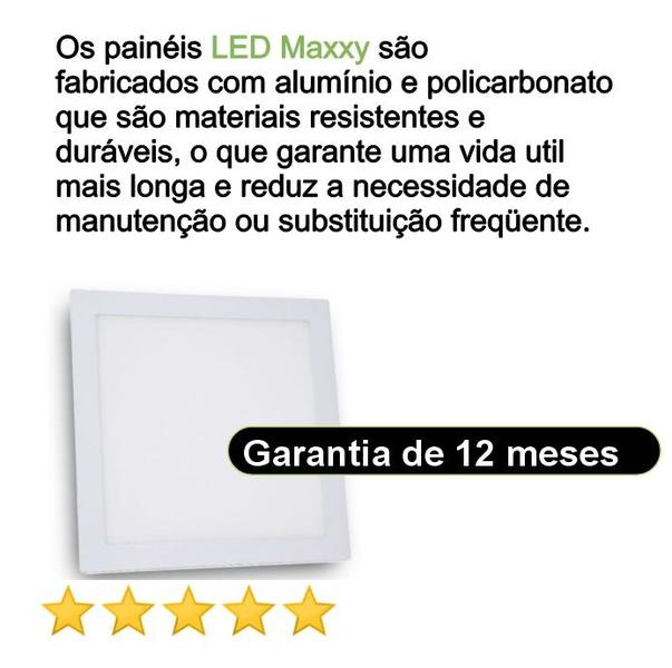 Imagem de Kit 3 Painéis Plafon Led Embutir Quadrado 18W  Frio 6500k