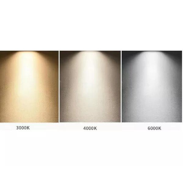 Imagem de Kit 3 Painel Led Quadrado Embutir 24W 3000K Bivolt Foxlux