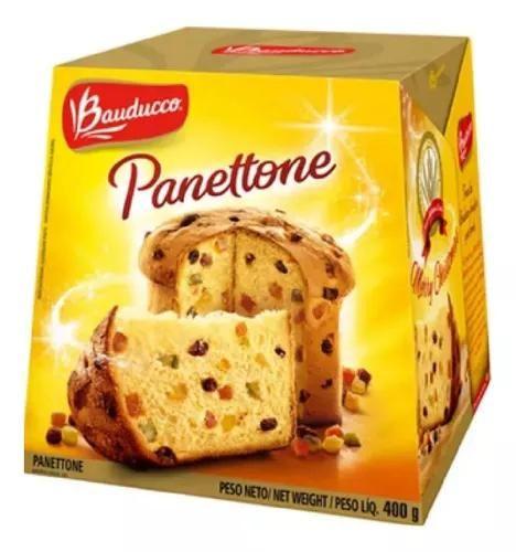 Imagem de Kit 3 Panettone Bauducco Frutas 400gr