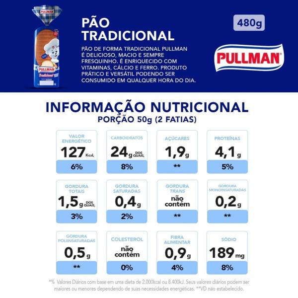 Kit 3 Pao De Forma Tradicional Pullman 400G Imagem de Kit 3 Pao De Forma Tradicional Pullman 400G