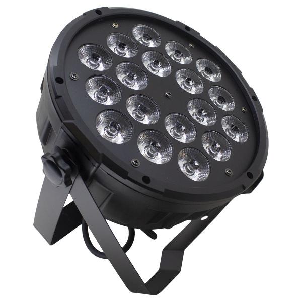 Imagem de Kit 3 par led slim rgbw 18x12w full  3 mini wash 7x12w full  dmx 512