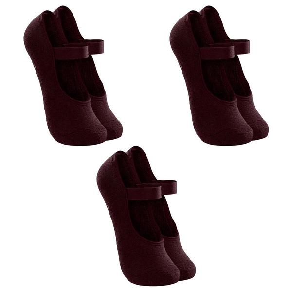 Kit 3 Pares de Meias Lupo Sapatilha Antiderrapante 04945-103 Imagem de Kit 3 Pares de Meias Lupo Sapatilha Antiderrapante 04945-103