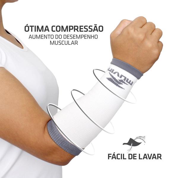 Imagem de Kit 3 Pares Manguito Curto Voleibol Arrow Muvin - Vôlei  Proteção - Compressão - Conforto