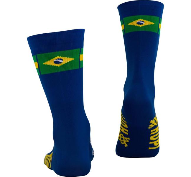 Imagem de Kit 3 Pares Meia HUPI Brasil - Azul 3.0, Preto 1.0 e Verde 2.0