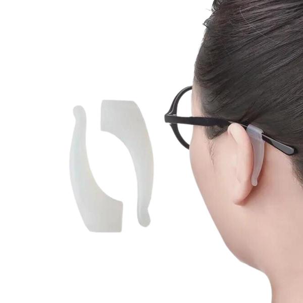 Imagem de Kit 3 Pares Prendedor de óculos gancho de orelha Suporte trava fixador de óculos- eModerni