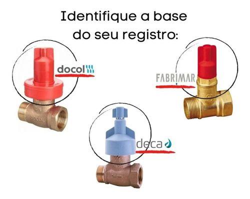 Imagem de Kit 3 Pcs Acabamento Docol Base Pertutti Cromado Dn15 A Dn25