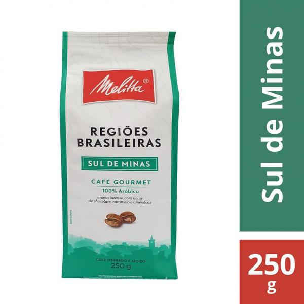 Imagem de Kit 3 Pcs De Café Melitta Sul De Minas Gourmet -250G