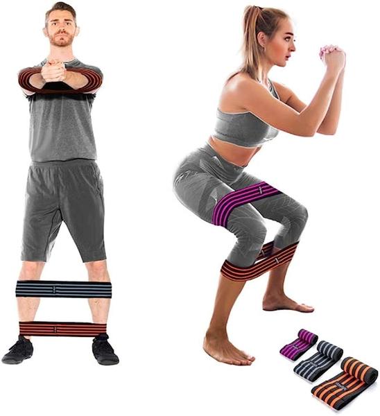 Imagem de Kit 3 Peças Hip Band Elástico Hidrolight Pro - Exercícios