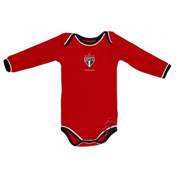 Imagem de Kit 3 Peças Uniforme Bebê do São Paulo Torcida Baby Body - 034A