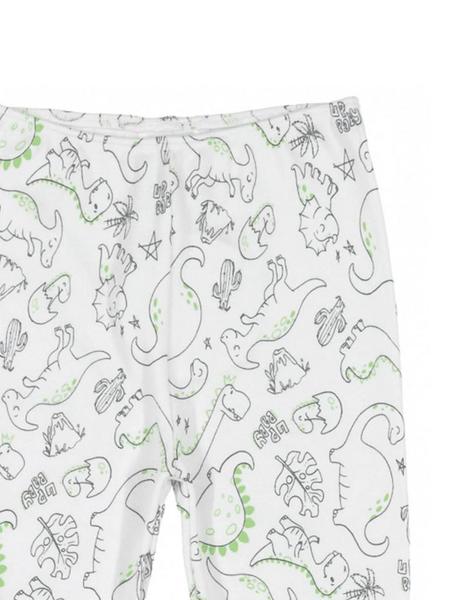 Imagem de Kit 3 peças Up Baby Body Curta Culote Babador Dinossauros