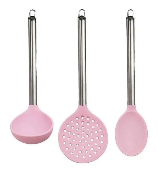 Imagem de Kit 3 Peças Utensílios de Silicone - Art House