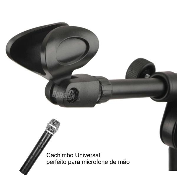 Imagem de Kit 3 Pedestal Para Microfone Mxt Robusto + Cachimbos