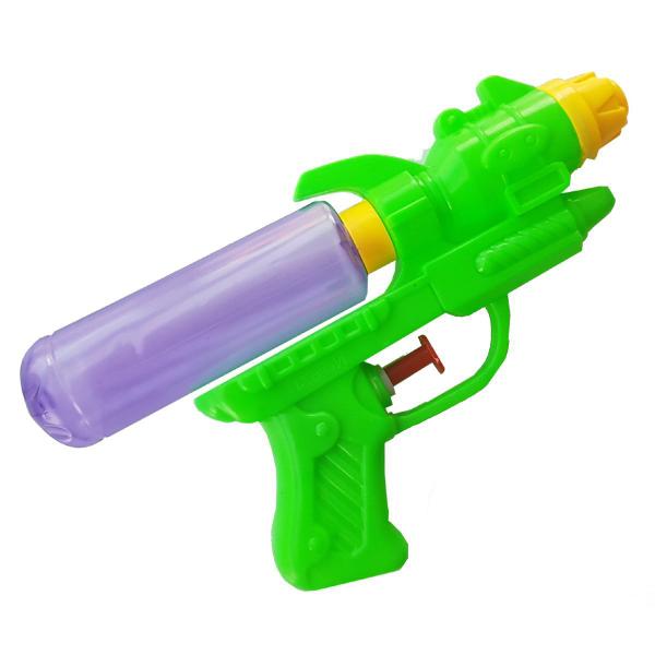 Imagem de Kit 3 Pistola Arminha Water Gun Lança Água Brinquedo 18cm