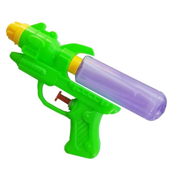 Imagem de Kit 3 Pistola Arminha Water Gun Lança Água Brinquedo 18cm