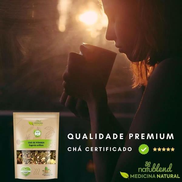 Imagem de Kit 3 Pitanga Folha Seca Pitangueira Legítima Eugenia Uniflora 50g cada