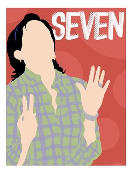 Imagem de Kit 3 Placas Seven 36X46