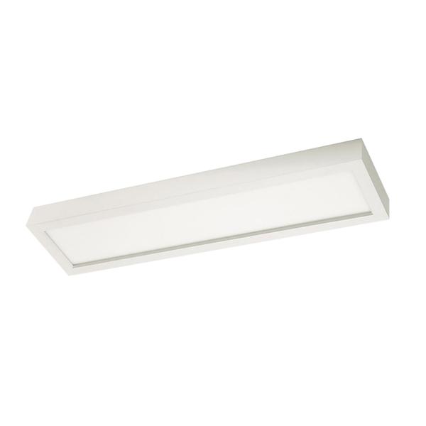 Imagem de Kit 3 Plafon Sobrepor Retangular 30x60cm 30w Branco Neutro 4100k