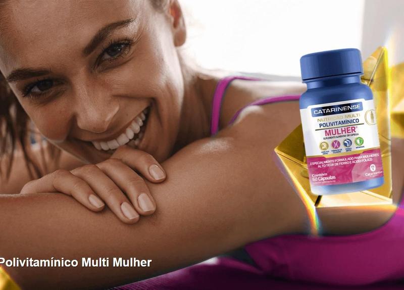 Imagem de Kit 3 Polivitamínico Multi Mulher Catarinense 60 Cápsulas