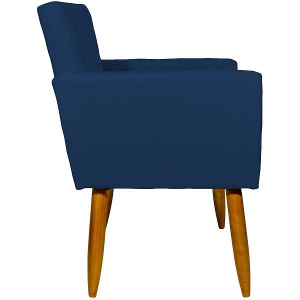 Imagem de Kit 3 Poltronas Decorativas Nina Confortáveis Para Escritório Suede - Clique E Decore